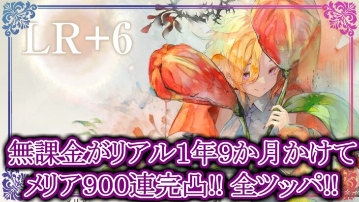 【メメントモリ】無課金がメリア完凸目指して９００連完凸!! 全ツッパ!!!【メメモリ】