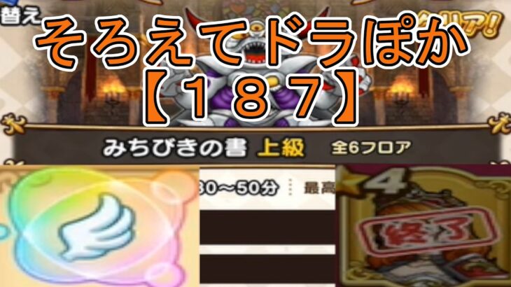 【ドラクエウォーク】〖１８７〗《そろえてドラぽか》おたから禁止縛り！鳥系の加護で挑戦するが？