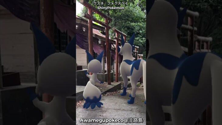 クスネ｜Nickit｜フォクスライ｜Thievul｜GOphotobomb｜Shiny Pokémon【ポケモンGO】AR動画｜PoKeMoN GO AR