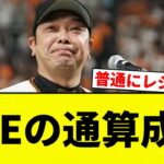 【本日シルエット】ABEの通算成績【プロ野球反応集】