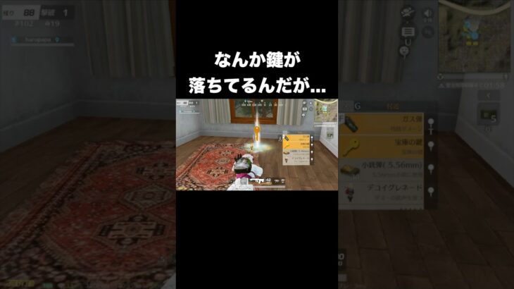 鍵が落ちてるんだが、、　#荒野行動