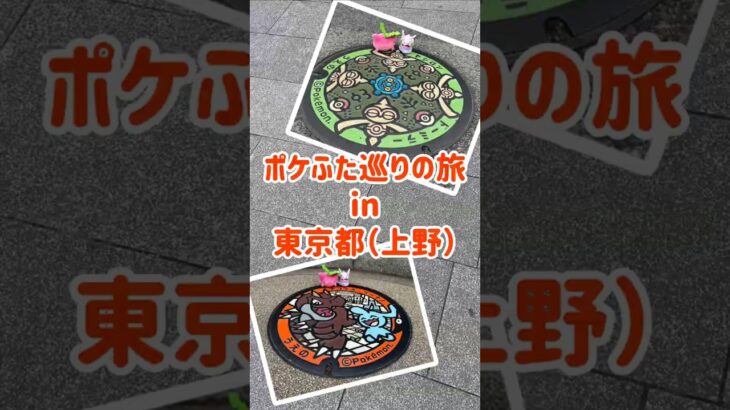 ポケふたを求めて…上野編 #ポケモンGO #ポケGO #ポケふた #shorts
