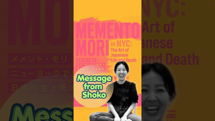 Meet Shoko Fujiwara | Memento Mori in NYC Executive Committee #mementomori #deathpositive #shorts