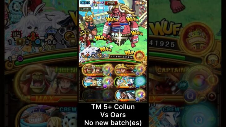 My team vs Ambush Oars! TM 5+ Collun! OPTC Treasure Map #shorts