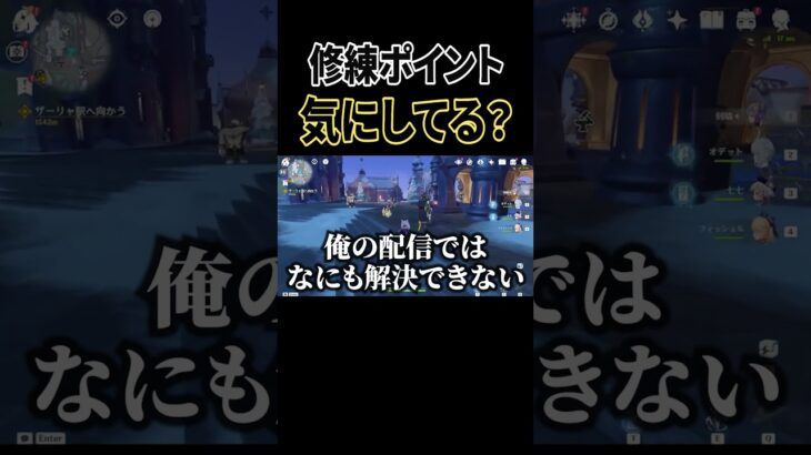 修練ポイントって気にした事ある？？【原神】