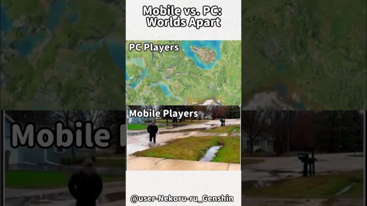 【原神】モバイル勢とPC勢の違い #shorts #原神 #genshinimpact #funny #旅人