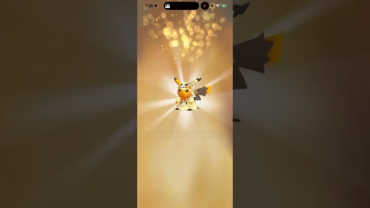 ✨RARE! Shiny Mimikyu Costume Pikachu LUCKY TRADE In Pokemon Go!✨ #shorts #pokemon