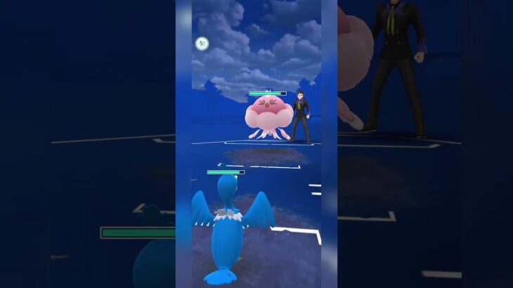 【スーパーリーグ】ウッウの吐き出しで引き分けにもってく！【ポケモンGO】【バトルリーグ】#shorts #ポケモンgo #goバトルリーグ #gbl #スーパーリーグ #pokemongo