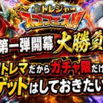 [トレクル]トレジャースゴフェス第一弾開幕大勝負！超トレマだからガチャ限だけでもほ、ほしい…[OPTC][トレジャーマップ]
