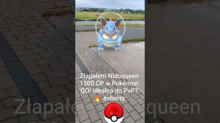 Złapałem Nidoqueen 1500 CP w Pokémon GO! Idealna do PvP? 🔥 #shorts
