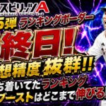 【プロスピA】TS第5弾ランキングボーダー最終日!!最後の数値も下降傾向！今回のランキング走り得すぎいいいいいいいいい！！！！！