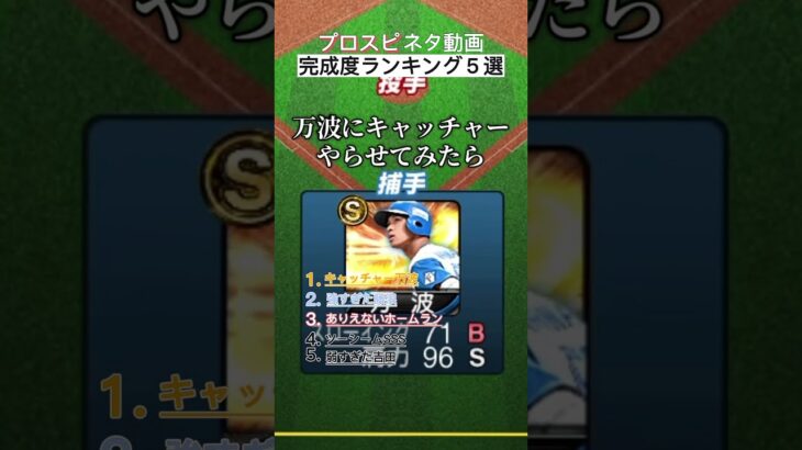 【プロスピ】ネタ動画ランキングTOP5 #プロスピ #プロスピa #プロ野球スピリッツa #ネタ #編集 #shorts