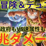 【トレクル】VS世界政府編成でもVSロキ速属性編成でも難なく勝利！！共闘冒険＆デュエルを最大45兆ダメージを出せるロキ×ブルック編成で挑む！！【夏(9月分)】