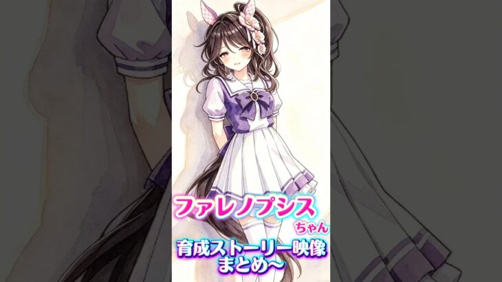 新実装ファレノプシスちゃん育成ストーリー映像まとめ〜【#ウマ娘プリティーダービー #ウマ娘 #umamusume 】