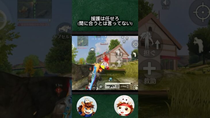 援護は軍曹の花道 #荒野行動#りんぐん作戦本部#ゲーム実況#おもしろ#救助