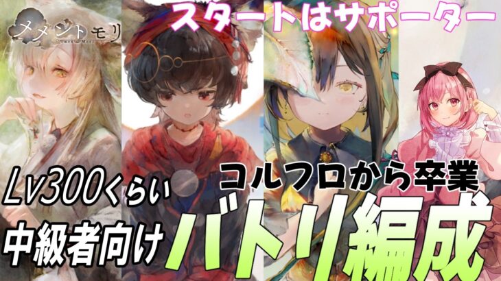 中級者向けバトリ編成紹介。染めの手前くらいで、どうやって完成させる？【メメントモリ】