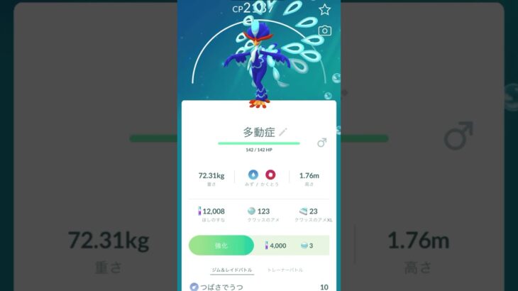 気づいてしまった…【ウェーニバル/夜の踊り子/ポケモンGO】