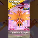 Solo✨️Dynamax Zapdos Raid in Pokemon Go