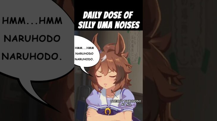 Absolute Peak Uma Noises…👍 #umamusume #uma #ウマ娘