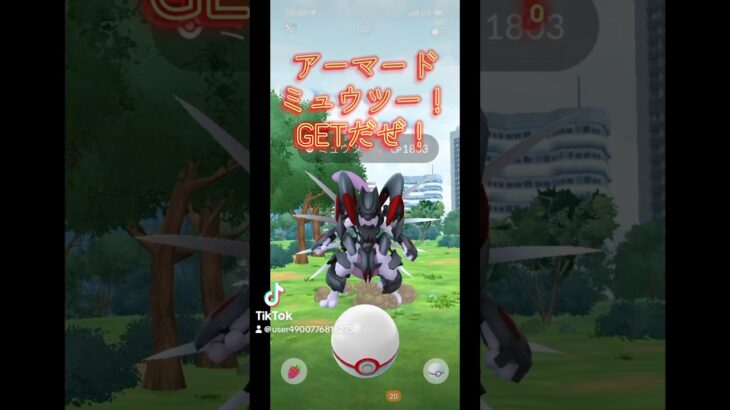 アーマードミュウツーGETだぜ！　#ポケモン #ポケモンgo #ミュウツー
