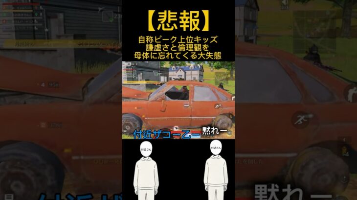 ピーク上位だが倫理観が下位な人達#荒野行動#暴言厨 #キッズ#ゲーム実況 #おもしろ