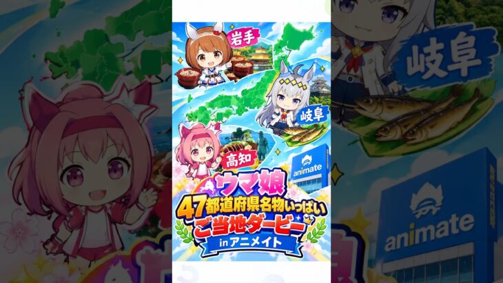 【ウマ娘】47都道府県の担当ウマ娘まとめ！ご当地ダービー【アニメイト】