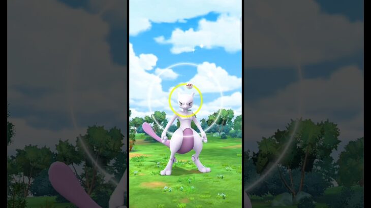 MEGA MEWTWO Y Raid Battle & Catch! 🔥 | Pokémon GO #shorts