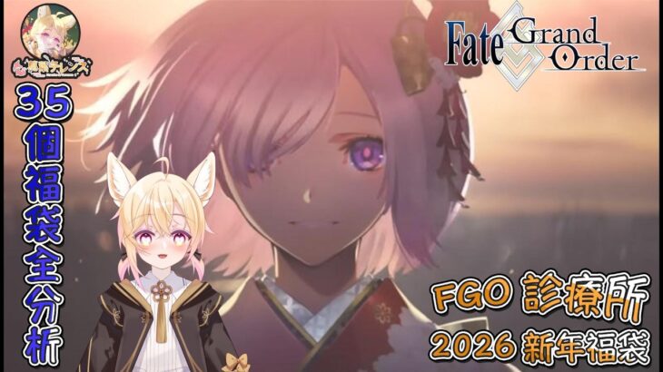 〔FGO診療所〕Vol  24 繁中2026新年福袋來了！到底要怎選？有何推藏？泰倫斯將會為你詳細分析全部35個福袋！（繁中字幕）