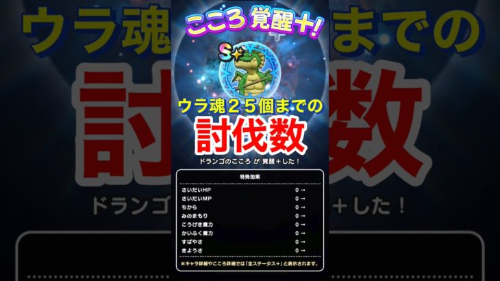 【ドラクエウォーク】D•バトルレックス！ウラ魂25個までの討伐数！