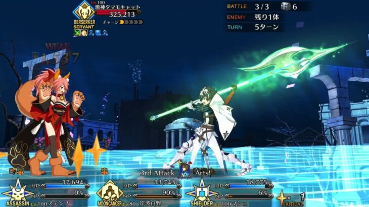 【FGO】ステンノ様と行くロビンΖ&ロビンΖΖ&激神タマモキャット戦【深海電脳楽土セラフ】