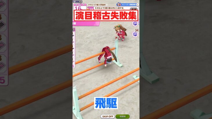 【ウマ娘】シュヴァルグラン 演目稽古失敗集