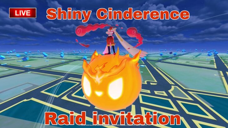 🔴  Live Gigantamax cinderence raid invitation by   #raj4t5   in  #pokemon go