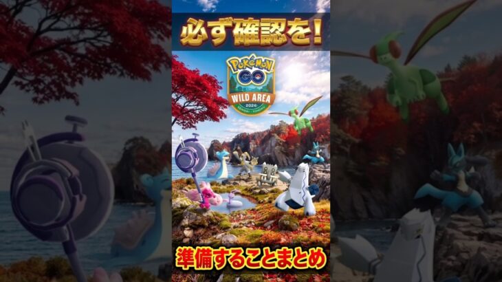 ワイルドエリアまでに準備する事まとめ!　ポケモンgo　　