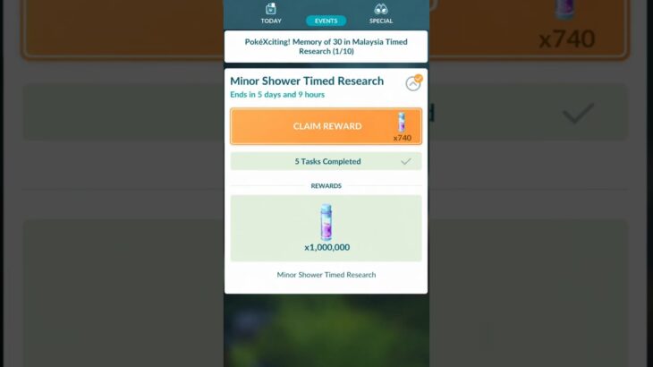 Minior Shower Free 1 Million Starudst 😱 | Pokemon Go |