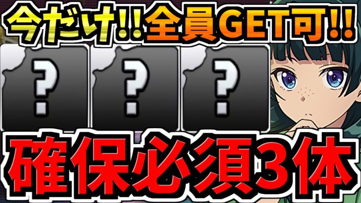 【確保必須3体】今だけ誰でも入手可能！薬屋のひとりごとコラボの最強キャラを逃すな！【パズドラ】