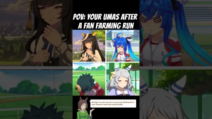 Umas After 50 Consecutive Races Be Like… #umamusume #uma #ウマ娘