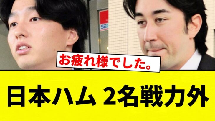 【戦力外】日本ハム 2名戦力外【プロ野球反応集】