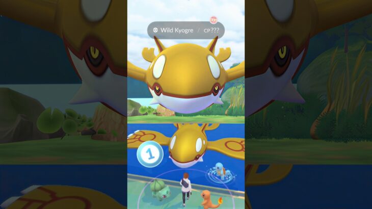 OMG! Wild Kyogre Spawns at Level 1 in Pokemon GO?!
