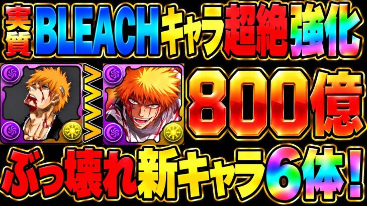 【神運営】環境変わります！BLEACH引いた人必見！既存進化＆新キャラ6体がぶっ壊れすぎてヤバい【パズドラ】